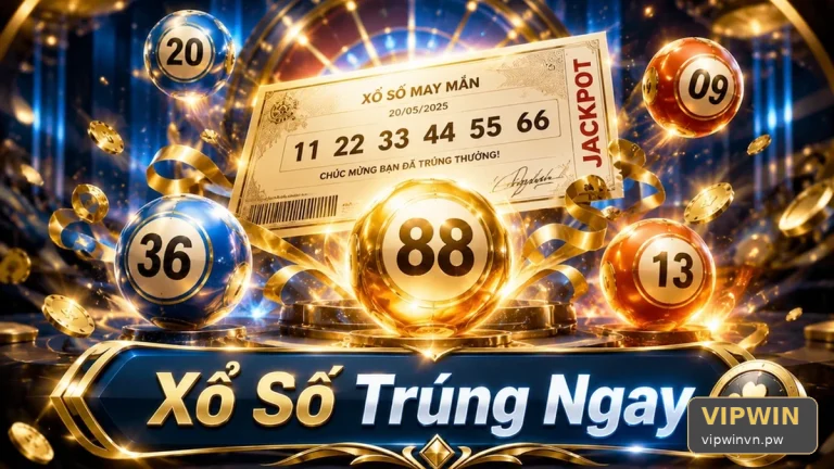 Vệt in nổi trên cuống vé số: Lát cắt giao diện xổ số tại VIPWIN